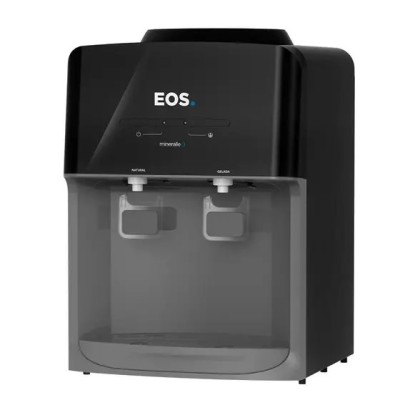 Bebedouro de Mesa para Garrafão EOS Mineralle Eletrônico Preto