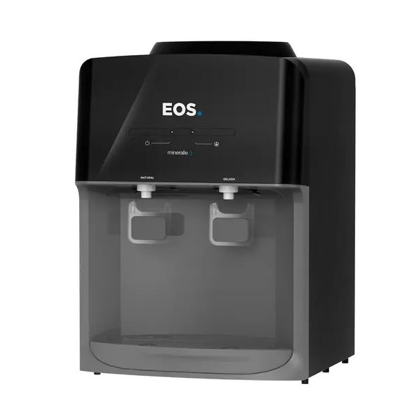 Bebedouro de Mesa para Garrafão EOS Mineralle Eletrônico Preto