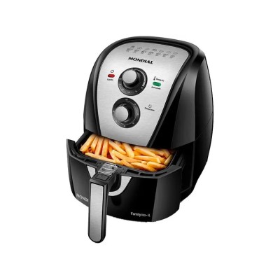 Air Fryer Mondial Family Preto 4L com Timer Air Fryer Mondial Family Preto 4L com Timer