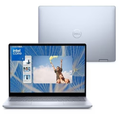Notebook 2 em 1 Dell Inspiron 2IN1-I1300-M10 14" FHD+ Touch Intel® Core™ i5 8GB 512GB SSD Windows 11 Prata Gelo Notebook 2 em 1 Dell Inspiron 2IN1-I1300-M10 14" FHD+ Touch Intel® Core™ i5 8GB 512GB SSD Windows 11 Prata Gelo