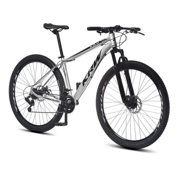 Bicicleta Aro 29 KRW Alumínio 24 Vel Freio a Disco X32