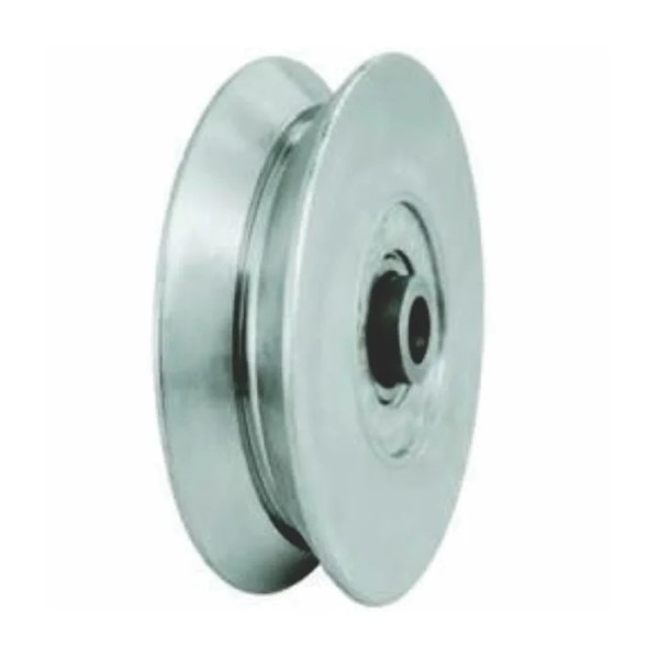 Roldana Aço Canal V 2 1/2" Para Portão De Correr