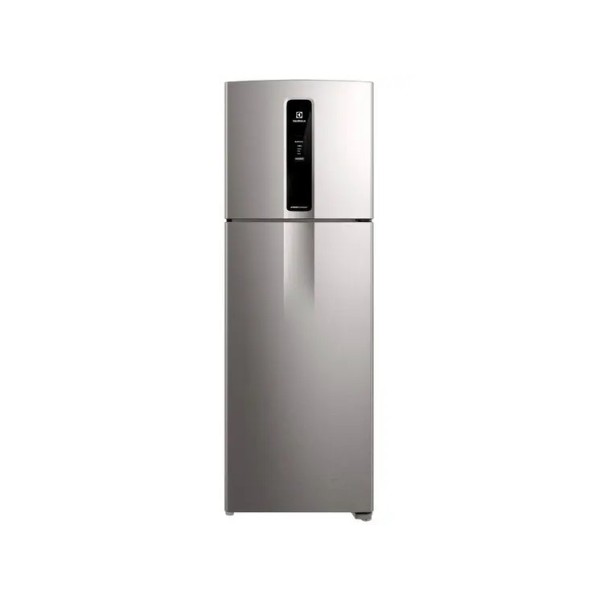 Geladeira/Refrigerador Electrolux Frost Free Duplex Inox Look 390L Efficient AutoSense