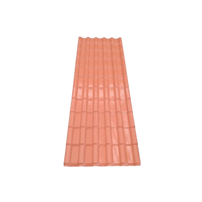 Telha de PVC Colonial 2,42x0,88 Terracota Lux Telhas - 106777